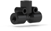 PEEK Tee Body .020 thru hole Hi Pressure -- P-727-01 - Image