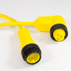 OBSOLETE - Alpha Connect Cordset - Mini Male Straight to Mini Female 90° - 16AWG 3 Poles - LR03KW113 - Yellow - 10M (32.8ft) - ALPLR03KW113-YL359 - Lapp Tannehill