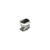 Novibra Push-to-Close Latch, Type 2 , Plastic, White Body, White Cup, Black Handle - MP-02-103-775 - Southco