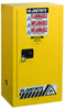 Justrite Sure-Grip EX 15 gal Yellow Hazardous Material Storage Cabinet - 23 1/4 in Width - 44 in Height - Bench Top - 697841-11265 - 697841-11265 - R. S. Hughes Company, Inc.