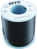 Hook Up Wire, 100Ft, 22Awg, Copper, Black; Jacket Material Nte Electronics - 33C7228 - Newark, An Avnet Company