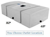 300 Gallon Auto Detailing Tank - A-LP0300-RT - Plastic-Mart