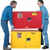 Justrite Sure-Grip EX 17 gal Red Hazardous Material Storage Cabinet - 43 in Width - 24 in Height - 697841-11283 - 697841-11283 - R. S. Hughes Company, Inc.