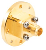 WR-22 to 2.4mm Female End Launch Waveguide to Coax Adapter UG383/U with 33 GHz to 50 GHz in Brass - FMWCA1110 - Fairview Microwave Inc.