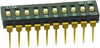 Switch, Dip, 10 Position, Spst, Raised Slide; No. Of Circuits Multicomp Pro - 97K4453 - Newark, An Avnet Company
