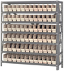 Open Shelving, 7Shelves, 72Bins, Ivory; Shelving Unit Type Quantum Storage - 44AC8743 - Newark, An Avnet Company
