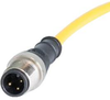 M12 A-Code 3-Pin Straight Male To Open End, 10M, Pur Yellow Jacket Harting - 51AK5377 - Newark, An Avnet Company