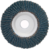 Merit ZA Coarse Center Mount Aluminum Conical Flap Disc -- 08834193430 - Image