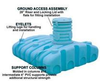 2000 Gallon Aquifer Low Profile Cistern w/ 28