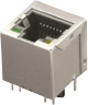 PC board Single jack RJ45 LED, Shielded -- AJT39l8813-031