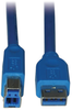 USB 3.0 SuperSpeed Device Cable (AB M/M), 3-ft. -- U322-003 - Image