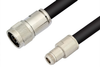 N Male to N Female Cable 12 Inch Length Using RG217 Coax, RoHS - PE34274LF-12 - Pasternack