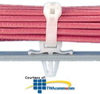 Panduit® Winged Push Barb Cable Tie Mount (Pkg of 100) - PWMS-H25-C - TelephoneStuff.com