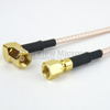 SMC Plug to RA SMC Plug Cable RG-316 Coax in 24 Inch and RoHS with LF Solder - FMC1828315LF-24 - Fairview Microwave Inc.