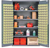Bin Cabinet, Steel, 64Bins, Ivory, 400Lb; No. Of Bins Quantum Storage - 44AC6993 - Newark, An Avnet Company