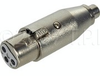 TecNec XLF-PF XLR Female To RCA Female Adapter - XLF-PF - Visual Sound, Inc.