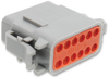 Connector Housing, Plug, 12 Way, Plastic; Product Range Amphenol Sine/tuchel - 12X8208 - Newark, An Avnet Company
