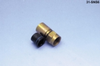 F Plug, RG6 Snap-N-Seal (Brass) - 31-SNS6 - Visual Sound, Inc.