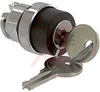 Switch, 22mm, KEY OPERATOR, 2 Position,MAINT./MAINT., KEY REMOVAL POS. 1,2 - 70006979 - Allied Electronics, Inc.