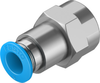 Push-in fitting - QSF-1/4-8-B - Festo Corporation