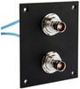 2 JACK PANEL INSERT BULKHEAD REAR MOUNT TRB 3 LUG ISOLATED JACK WITH 30-02003 LEAD 12