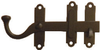 7 Inch Gravity Gate Latch, Black - 215303 - HardwareSource, Inc.