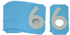 BradyGlo Gothic Quik Align Number 6 - 6001-6 - Brady Corporation