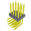 Headers, Male Pins - 612-TSW-104-25-G-T-RA-ND - DigiKey
