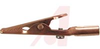 ALLIGATOR CLIP, SOLID COPPER, WITH BARREL AND SCREW, 10 AMP - 70062191 - Allied Electronics, Inc.