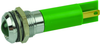 Panel Mount Indicator, Led, 12Mm, Green, 2.2V; Led Color Apem - 15R9852 - Newark, An Avnet Company