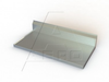 TCBV Series, Stainless Steel NSF Listed Countertop w/ 4"" backsplash - 3TCBV-3072 - AERO Manufacturing Company