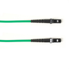 30m (98.4ft) MTRJMTRJ GN OM2 MM Fiber Patch Cable INDR Zip OFNR - FOCMR50-030M-MTMT-GN - Black Box