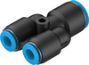 Push-in Y-connector - QSY-12-8 - Festo Corporation