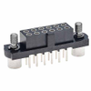 2+2 Pos. Female DIL Vertical Throughboard Conn. Jackscrews - M80-4210405 - Harwin Plc