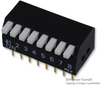 Switch, Dip, 8 Position, Spst, Piano; No. Of Circuits Nkk Switches - 10X0294 - Newark, An Avnet Company