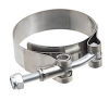 2 5/16 - 2 5/8 in. Size Range Standard Duty T-Bolt Clamp STBC-SS Series - STBC-SS250 - Kuriyama of America, Inc.