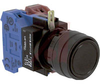 Switch,NON-Illuminated,Pushbutton,ROUND,FLUSH,Momentary,1NO-1NC,BLACK - 70174969 - Allied Electronics, Inc.