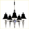 7145BLACK Mid. Chandeliers-Candle - 675796 - Capital Lighting, Inc.
