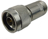 8 dB Fixed Attenuator N Male (Plug) To N Female (Jack) Up To 3 GHz Rated To 2 Watts, Brass Tri-Metal Body, 1.15 VSWR - SA3NS-08 - Fairview Microwave Inc.