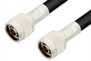 N Male to N Male Cable 120 Inch Length Using RG214 Coax - PE3062-120 - Pasternack