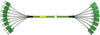 8 channels with FEP-insulated thermocouple cable and miniature plug / miniature socket - Image