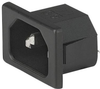 Iec C14 Inlet, 10A, 250Vac, Qc, Panel; Iec Connector Type Schurter - 23M2025 - Newark, An Avnet Company