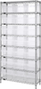 Open Wire Shelving, 8Shelves, 21Bin, Clr; Shelving Unit Type Quantum Storage - 42AC8220 - Newark, An Avnet Company