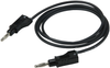 4Mm Stackable Banana Plug-Plug, 12A, Blk; Test Connector Type A Cal Test Electronics - 52AC2134 - Newark, An Avnet Company