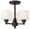 Semi-Flush Mts.-Drum Shade - 604468 - Light Center (The)