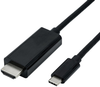 Cable, Usb 3.1 C-Hdmi A Plug, 2M, Black; Connector To Connector Roline - 01AH0057 - Newark, An Avnet Company