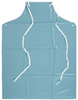 Ansell 56-230 Blue Polyethylene Disposable General Purpose & Work Apron - 28 in Width - 46 in Length - 076490-50143 -- 076490-50143 - Image