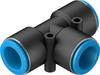 Push-in T-connector - QST-16 - Festo Corporation