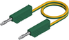 Test Lead, 4Mm Banana Plug, Green/yellow; Test Connector Type A Hirschmann Test And Measurement - 71AC1052 - Newark, An Avnet Company