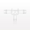 T Reducer Connector, Barbed, Natural - 61448 - Qosina Corp.